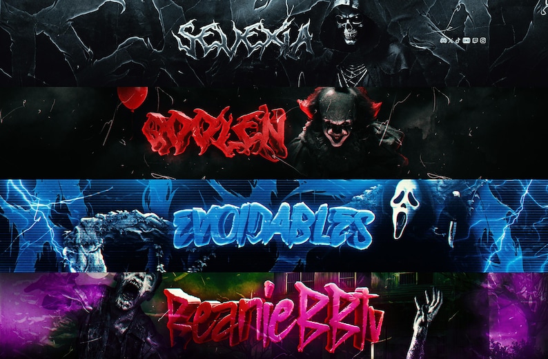 Custom 3D YouTube Banner and Logo | Stream Overlay | Twitter | Twitch Banner| Discord | Profile Picture