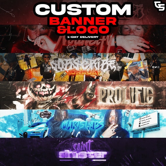 Design a 3d gaming  banner and logo call of duty, fortnite