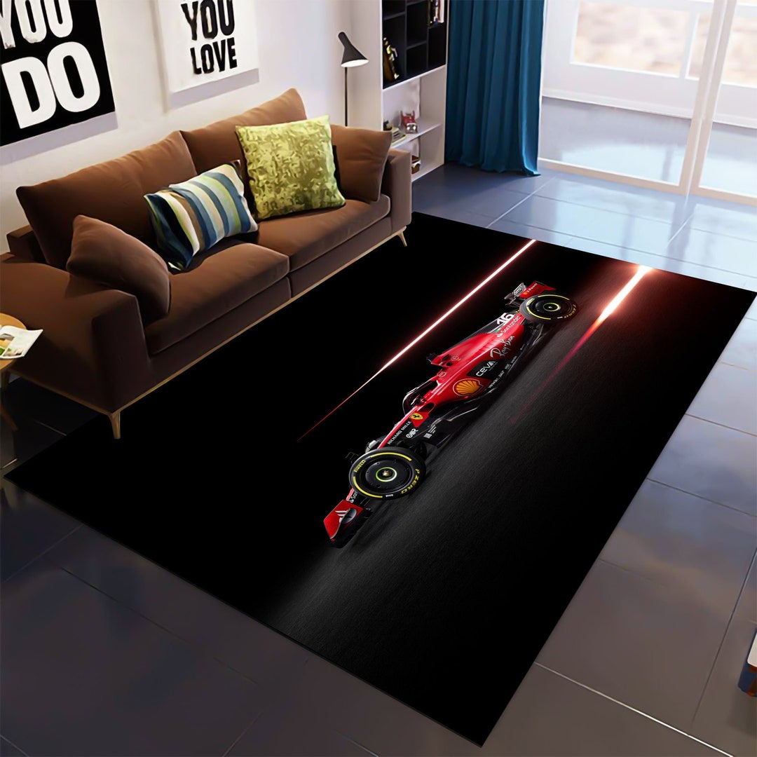 Formula Rug,red Car Rug,young Room Rug,sport Cars Rug Formula Rug,red Car Rug,young Room Rug,sport Cars Rug