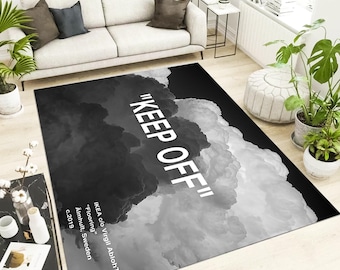 Traditional Abstract Rug,Keep Off Rug, Keep Off Clouds Rug, Custom Rug, Home Decor Rug, Modern Rug, Non slip Rug, Popular Rug, Area Rug