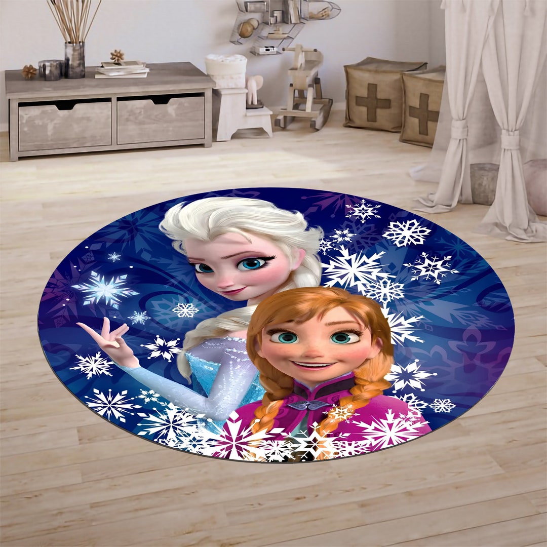 Frozen Rug Elsa Rug\frozen\kids Room Rug\gift for Kids\popular Design Rug ...