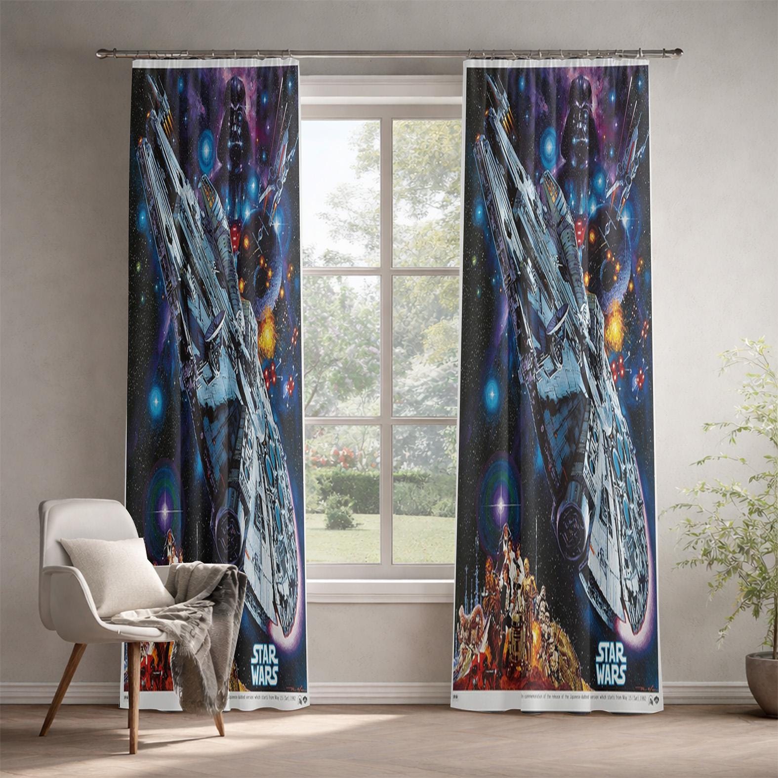 Starwars Curtains Vintage - Etsy