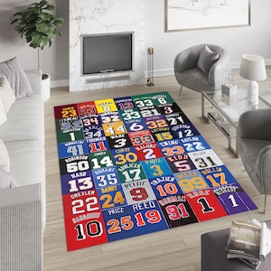 Sport Rug,Colorful Rug,Cool Rugs,Custom Rug,Hypebeast Rug,Area Rugs,Basketball Players Rug,Basketball Rug,Personalized Rug,Unique Rug,