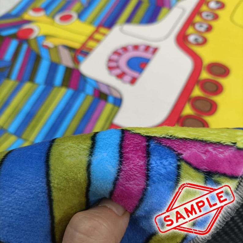 Tappeto moderno, tappeto artistico, tappeto colorato, tappeto con simpatici animali, tappeto pop art, tappeto graffiti, tappeto popolare, decorazione per la casa, tappeto per soggiorno immagine 7