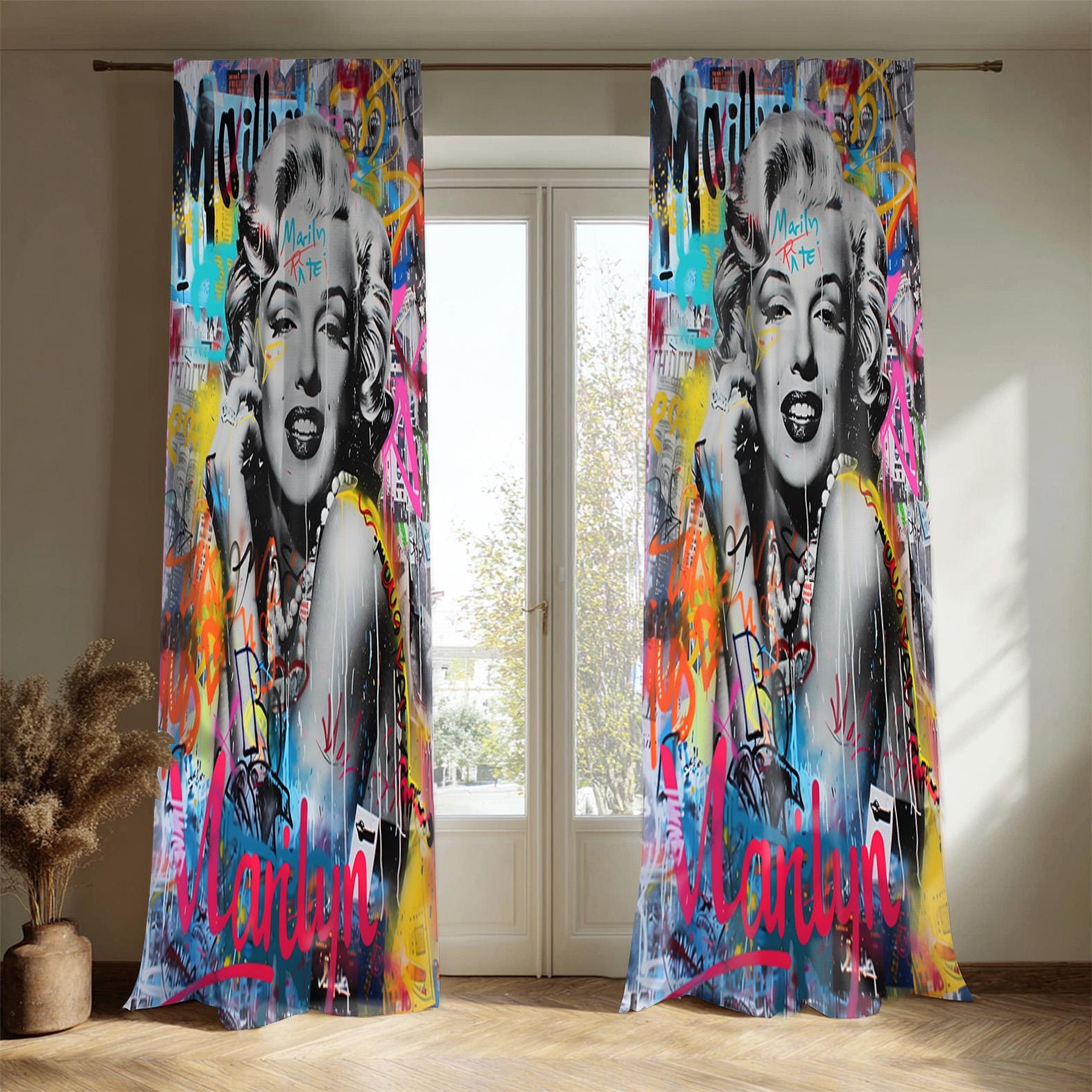 Marilyn Curtains - Etsy