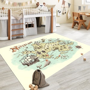 Karte Teppich,Fantastische Karte, Kinder Teppich, Kinderzimmer Teppich, Kinderzimmer Teppich, Kinderspielteppich, Kinderspielteppich, Peter Teppich, beliebter Filmteppich