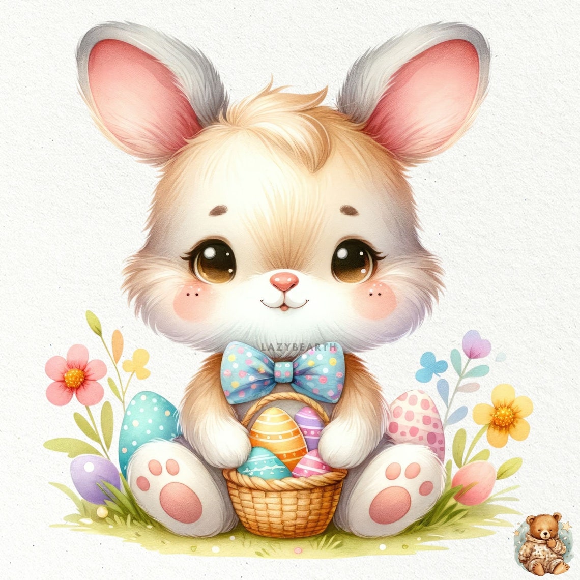 Easter Bunny PNG, 12 Cute Easter Bunny PNG Clipart, Easter Clipart ...