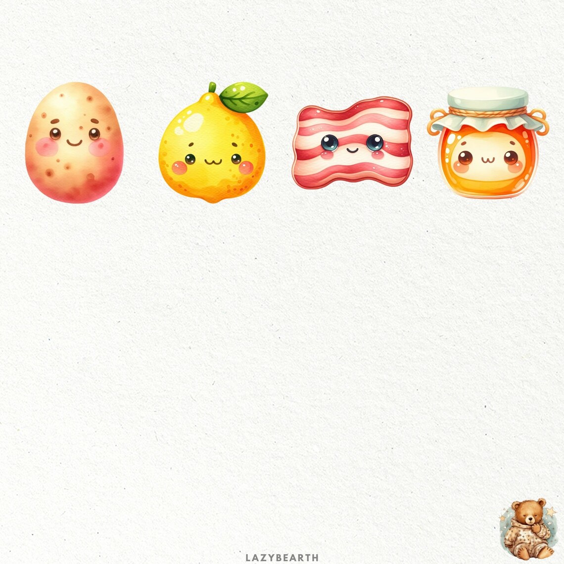 Perfect Match Food, 28 Perfect Match Kawaii Food PNG Clipart, Food Pair ...