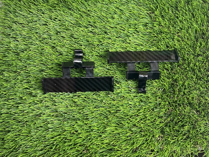 Carbon Fiber Croc Spoiler Wing Set of 2 Crocs Wings Carbon Finish Crocs