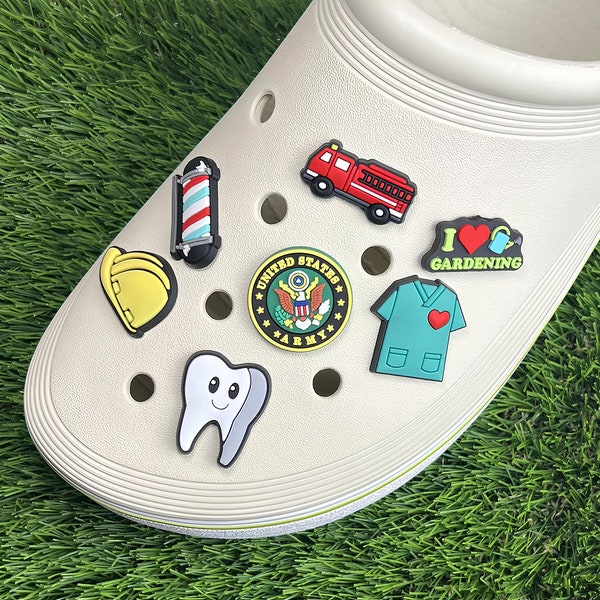 Croc Barber Jibbitz Etsy