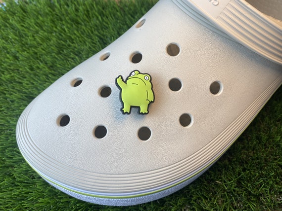 Middle finger croc charm sale