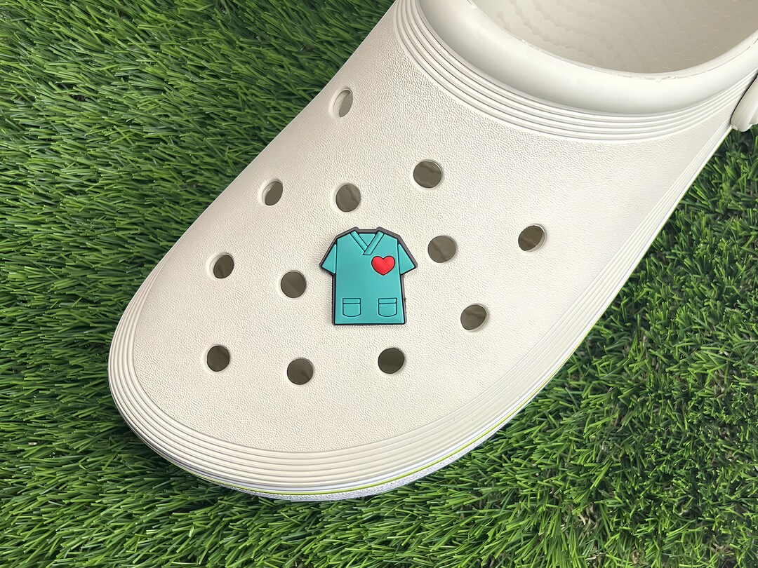 Doctor Croc Charm Pin Badge Charms Doctor Charm Heart Doctorate Nursing