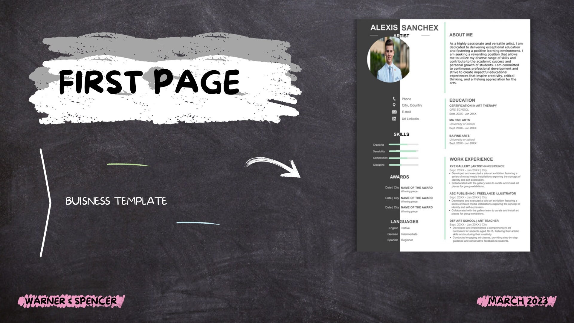 Resume Templates Professional Resumes - Il Fullxfull.5389663944 560p