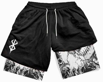 Men’s gym shorts workout activewear quick dry stretchy shorts for training fitness running