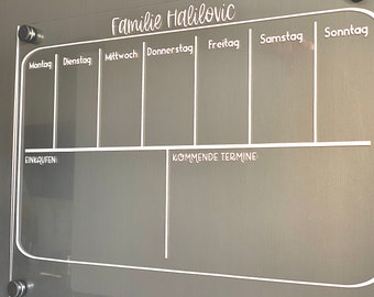 Magnettafel | Wochenplaner | Familienplaner