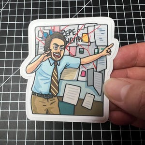 Crazy Charlie Kelly Vinyl Sticker • It&#39;s Always Sunny in Philadelphia Gift • Funny TV Show Gift • Paddy’s Pub Fan Gift
