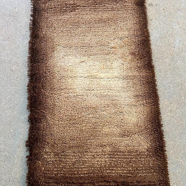 Vintage escandinavo Shaggy Rug felpa Rya Oriental Rug antiguo estilo moderno alfombra de lana Desso Rya Rug- Regalo para ella - IGUAL QUE LA IMAGEN 145x80cm