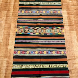 Kilim turco, alfombra de área tejida a mano - Kilim teñido vegetal, nómada, anudada a mano, alfombra tribal, alfombra decorativa 160 x 90 cm