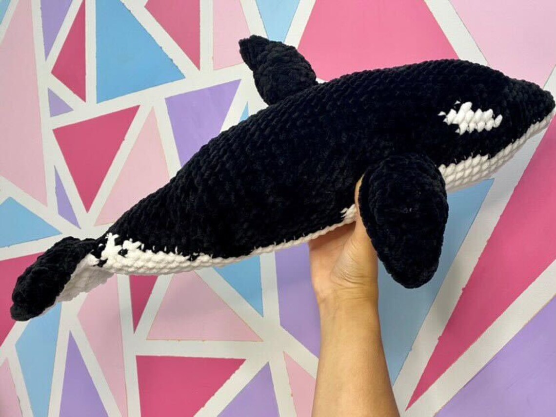Ollie the Orca PDF Pattern / Orca Crochet Pattern / Crochet Orca ...