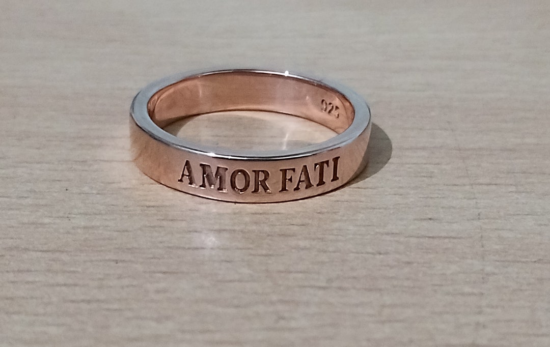 Amor Rings Amor Fati Ring 925 Sterling Silver Ring Love of Fate Jewelry Womens ...