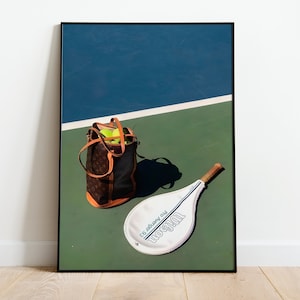 Tennis Old Money Court Print | Instant Download | Old Money Aesthetic | Luxury | Print | Poster | Home Decor | Wall Art