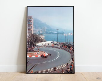 Formula One Poster | Monaco Crcut | Crcut De Monaco | Dgtal Prnt | Formula One Track | F1