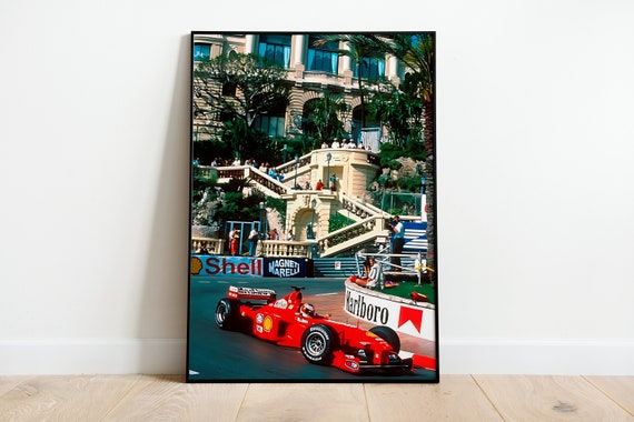 Vintage Formula 1 Monaco Grand Prix Marlboro Team Digital Print