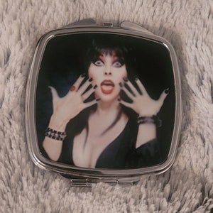 Elvira Coffin Compact Mirror