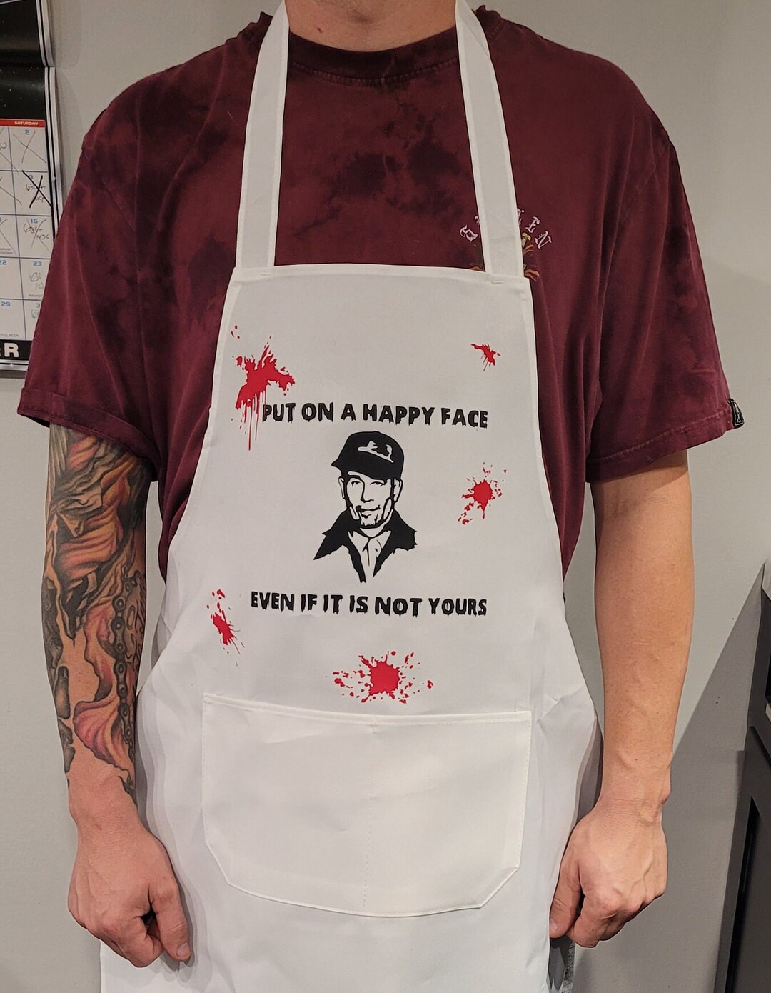 Ed Gein Serial Killer Kitchen Apron Etsy