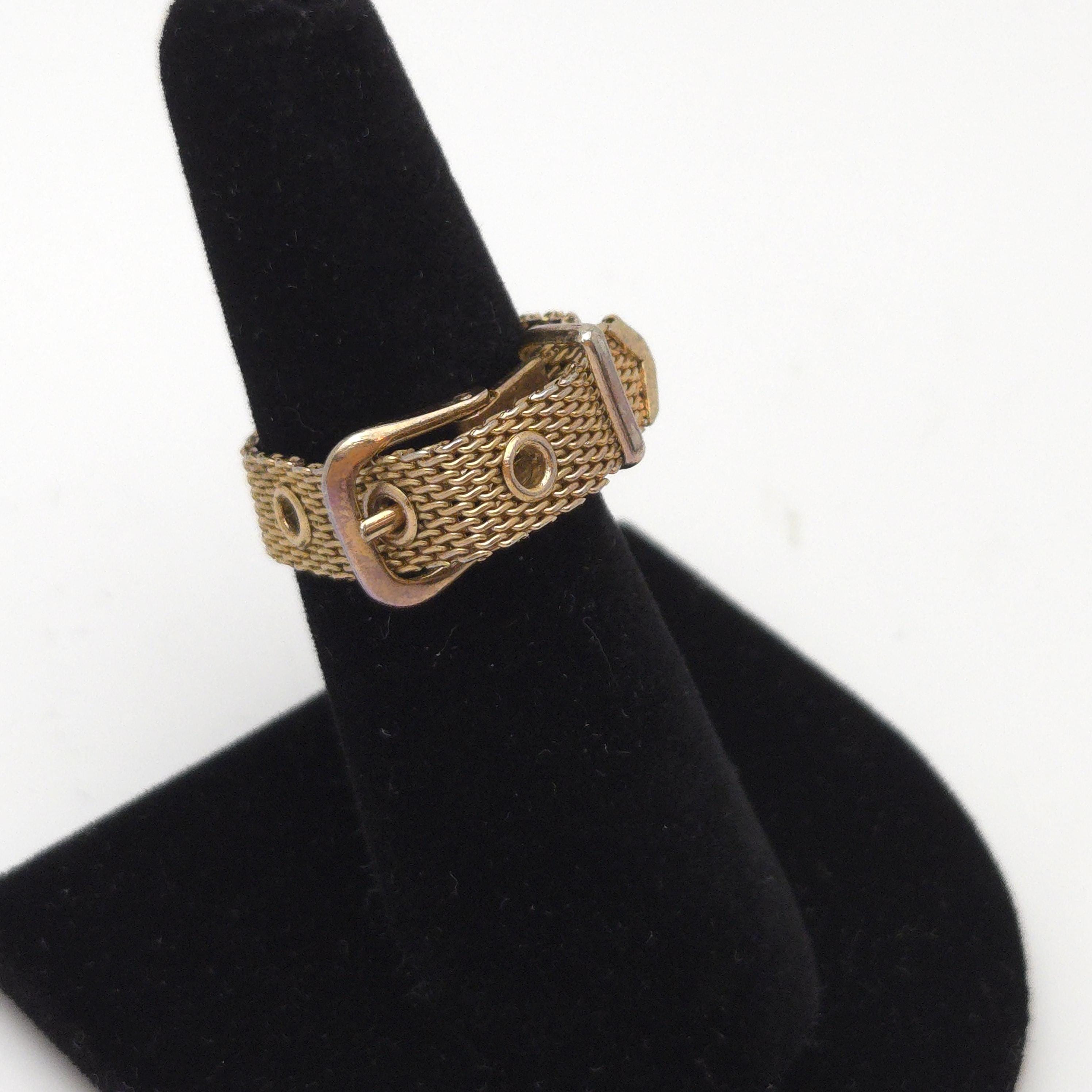 Mesh Buckle Ring - Etsy display picture 1