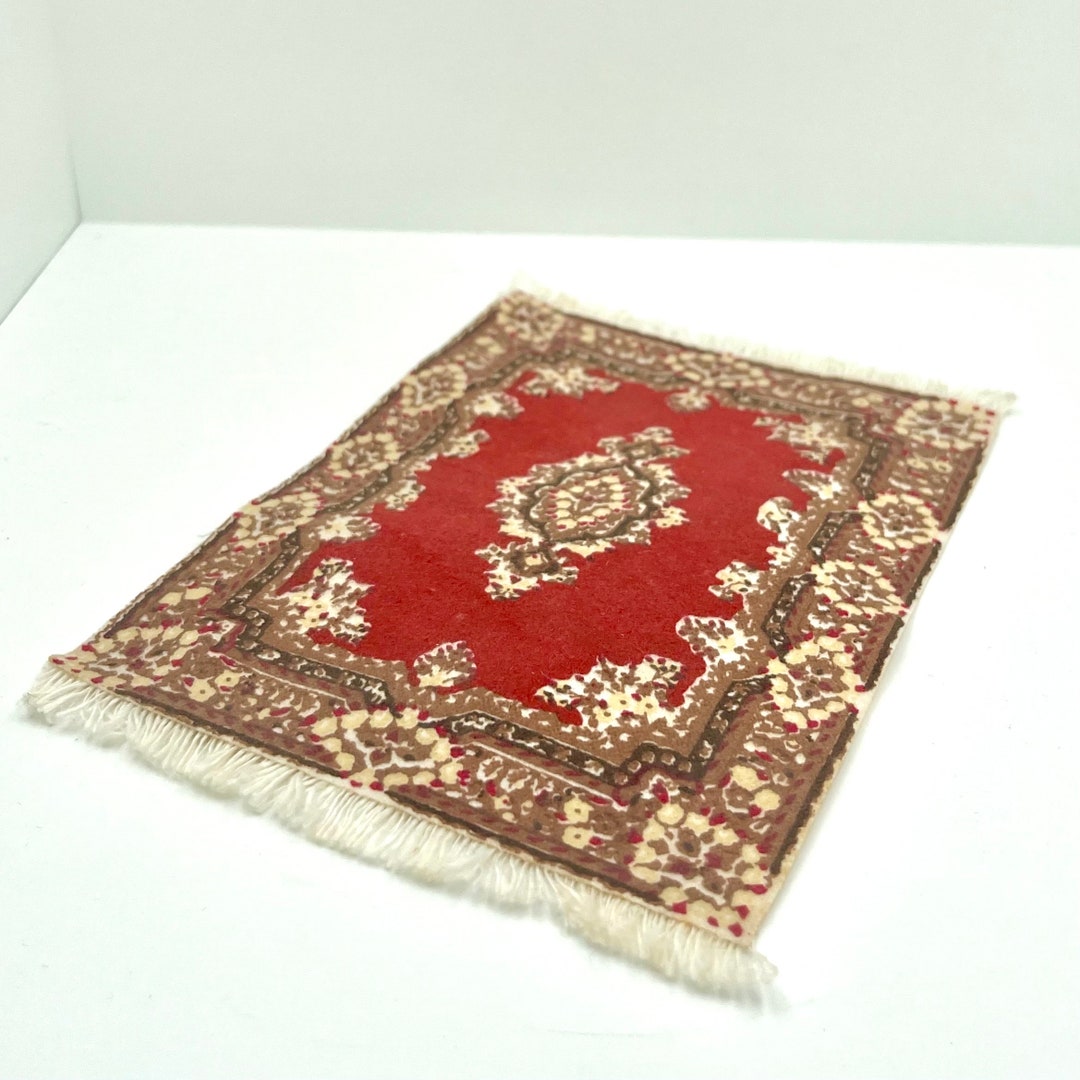 iland world Lot de 2 tapis de maison de poupée miniatures pour meubles de maison de poupée à l'échelle 1:12, tapis tissés pour maison de poupée 15 x 10 cm (rayures iland world Lot de 2 tapis de maison de poupée miniatures pour meubles de maison de poupée à l'échelle 1:12, tapis tissés pour maison de poupée 15 x 10 cm (rayures