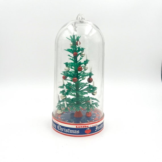 Lundby Vintage Weihnachtsbaum in Original Plastikbox - Puppenhausartikel