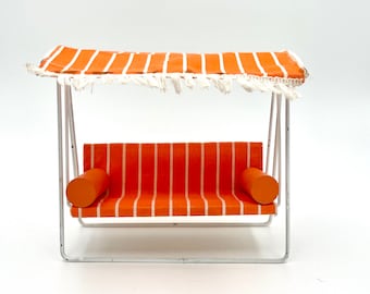 Lundby original orange garden swing