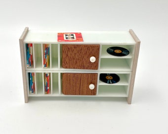 Estante estéreo doble Lundby - Artículo para casa de muñecas