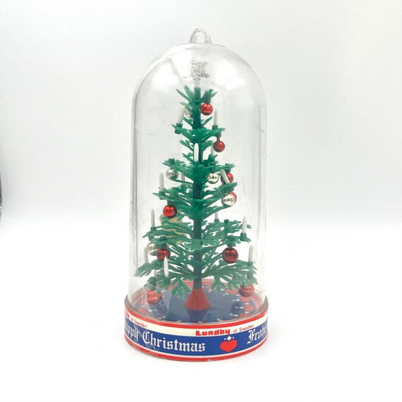 Lundby Vintage Weihnachtsbaum in Original Plastikbox - Puppenhausartikel