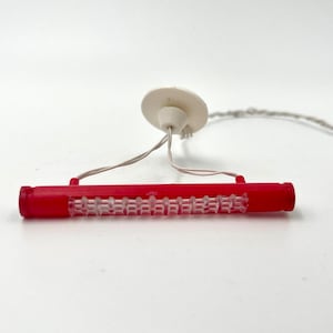 Lundby tube ceiling lamp in red- Dollhouse item