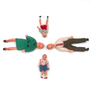 Muñecas Caco: una familia de cuatro