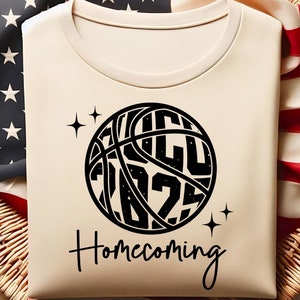 Basket-ball Hoco 2025 Svg, basket-ball des retrouvailles 2025 Svg, Png, svg des bals, Hoco svg, bal des finissants, conception de chemise de bal des finissants