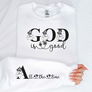 God Is Good SVG PNG: Floral Christian Shirt Design (Digital Download)