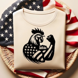 Drapeau de poulet SVG, svg agriculture, poulet, Svg coq, drapeau américain poulet SVG, Svg de coq, Png, Silhouette, poulet drôle Svg, Dxf
