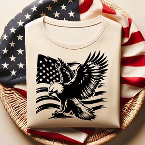 Águila americana Png, Bandera americana Svg, Águila Svg, Camiseta águila Svg, Camiseta águila, Cricut, EE. UU. Patriótico Svg, Silueta, 4 de julio Svg, Png