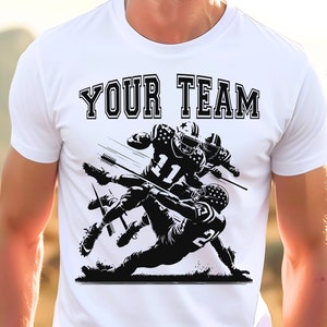 Time de futebol personalizado Svg Png, Futebol personalizado Svg, Futebol Tackle Png, Nome do futebol, Temporada de futebol, Futebol Svg para camisas, Dxf