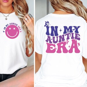 Na minha era da tia PNG Clip Art Download instantâneo, Era da tia Svg, Camiseta da tia, Presente para tias, Design legal de camiseta da tia, Camiseta da era, Tia Era PNG