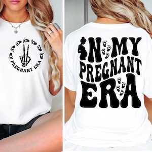 À l'époque de ma grossesse Png, à l'époque de ma grossesse Svg, à l'époque de ma grossesse, future maman chemise, fichier coupe Svg tendance, sublimation, faire-part de bébé