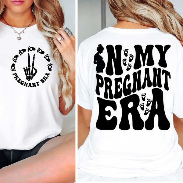 In My Pregnant Era Png, In My Pregnant Era Svg, In My Pregnancy Era, Mom to be Shirt, Trendy Svg Cut File, Sublimation, Baby Announcement