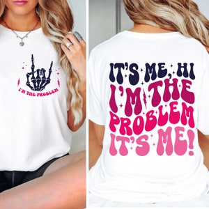 Sou eu, oi, eu sou o problema, sou eu SVG PNG, Anti Hero Club PNG, presente de Natal, design de camiseta "Eu sou o problema", camiseta de show SVG PNG