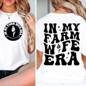 In mijn boerderij vrouw tijdperk SVG PNG, boerenvrouw png, boerin shirt Design, groovy retro digitale download, Cricut of sublimatie Svg-bestand