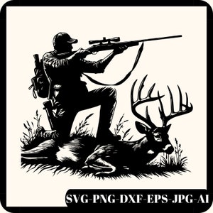 Chasse au chevreuil Png, chasse SVG, svg chasseur, chasse vie svg, svg chasse en plein air, chasse papa svg, svg chasse, fichiers de découpe numérique, Cricut, Png, Jpg