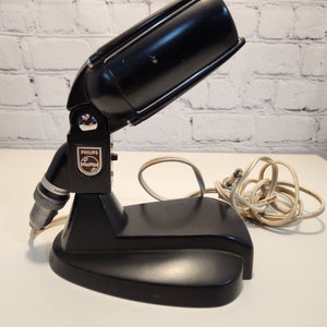 Vintage 1950s Philips EL 6021/60 Microphone with Base image 8
