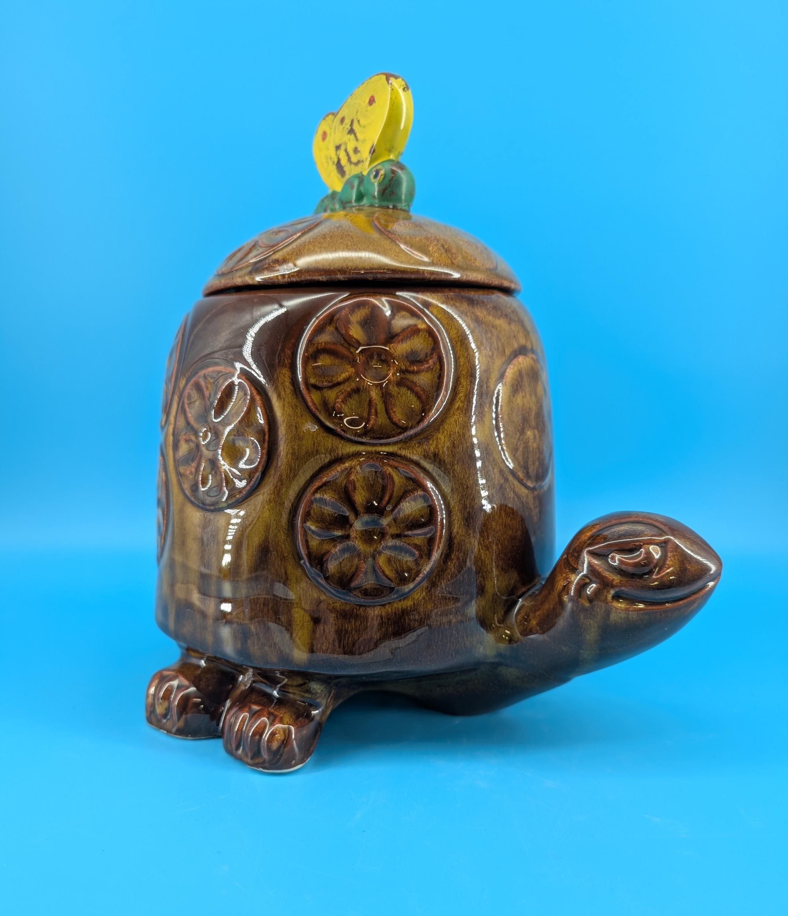 Tarro de galletas vintage Mccoy Tommy / Timmy Turtle